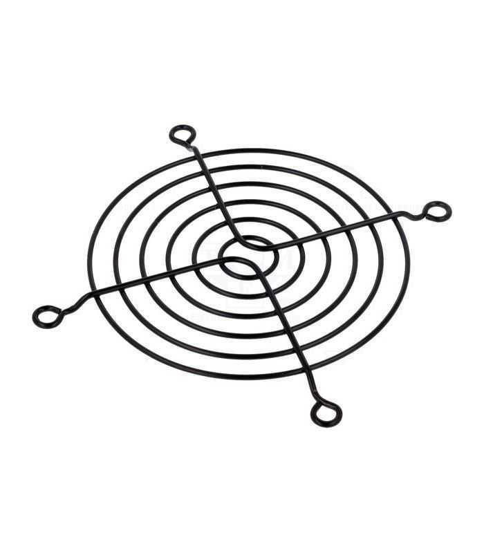 Grilaj ventilator de protectie metal 92x92mm surub negru TQSolution FG-09-BK