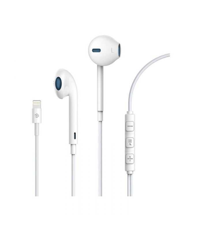HandsFree Stereo Smart iPhone Ligtning Alb Devia 341243