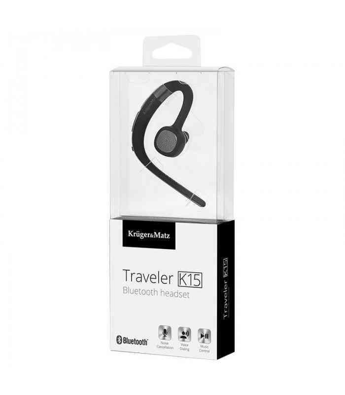 headset bluetooth traveler k15 krugermatz 6