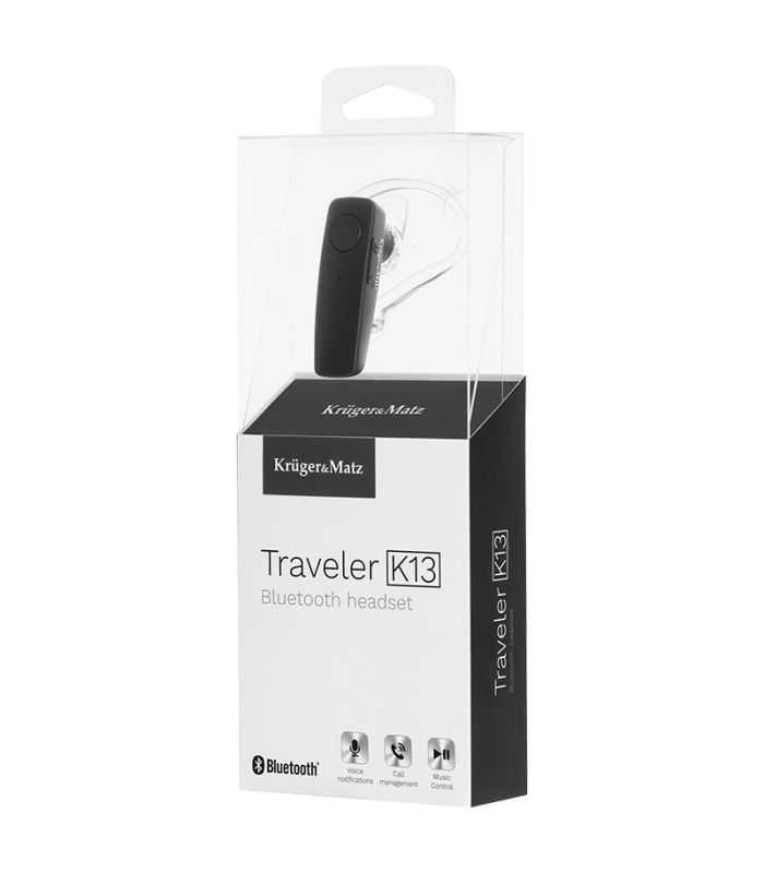 Headset Casca Bluetooth Traveler K13 Krugermatz Km0601