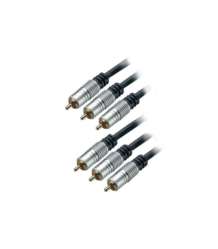 HT cablu 3x RCA 0.75m EDC