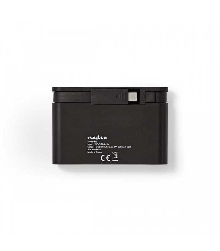 hub computer usb type c 4x usb 30 negru nedis 1