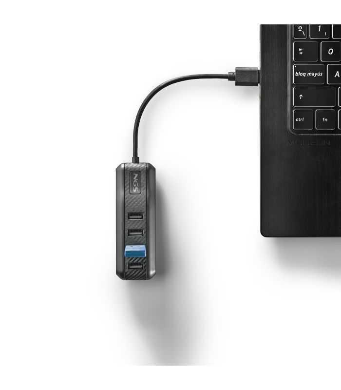 Hub Usb 20 4 Porturi Usb Negru Ngs Port 20