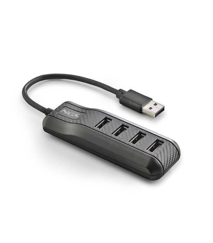 Hub USB 2.0 4 porturi USB negru NGS Port 2.0