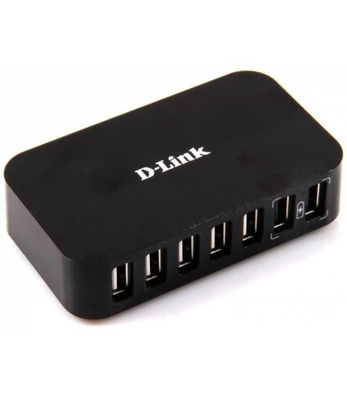 hub usb 20 cu 7 porturi d link dub h7 cu alimentare la retea 2