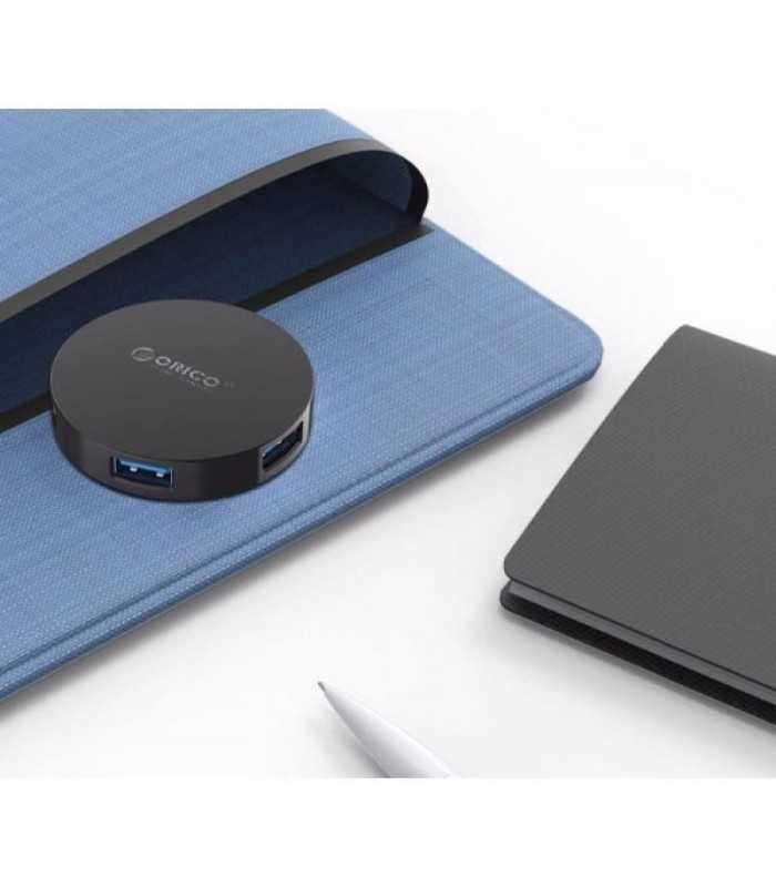 hub usb orico ha4u u3 usb 30 negru 1
