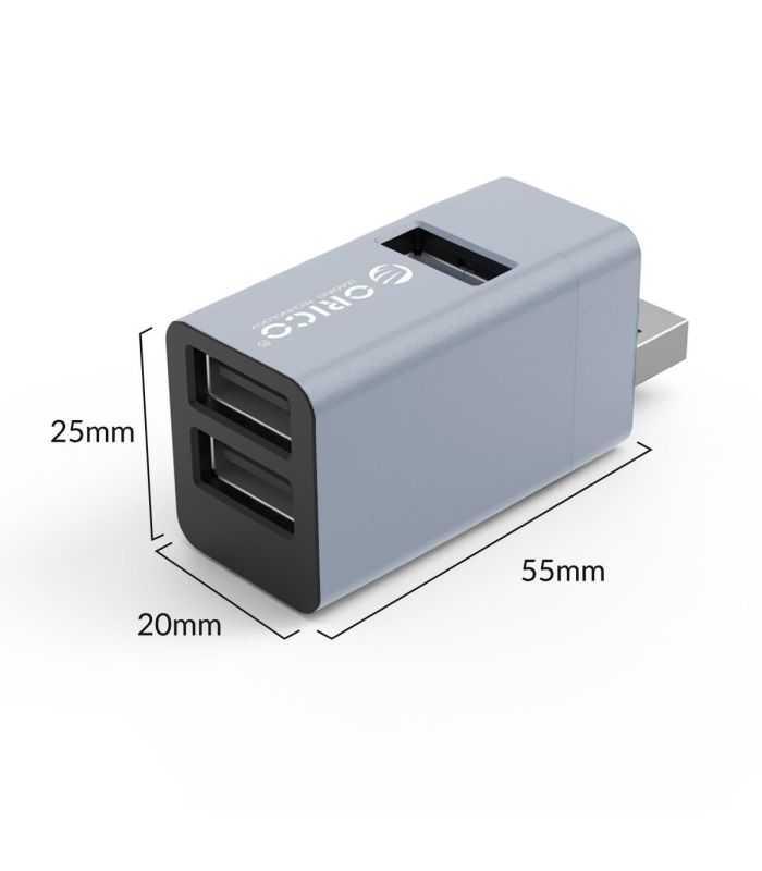 Hub Usb Orico Mini U32l Mini 3 In 1 Gri