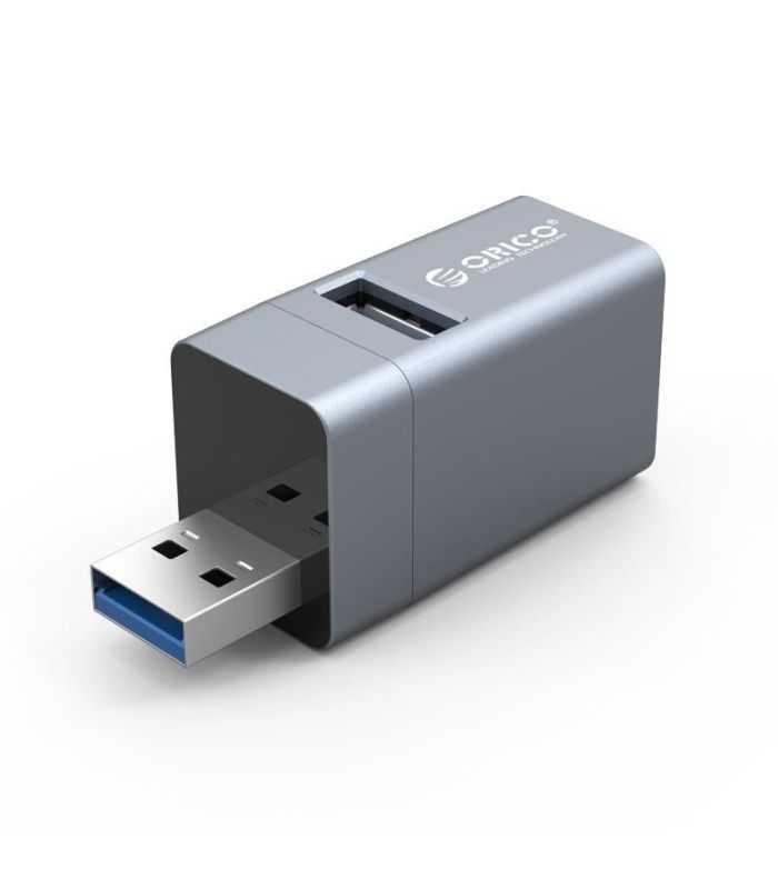 Hub USB Orico MINI-U32L Mini 3-in-1 gri