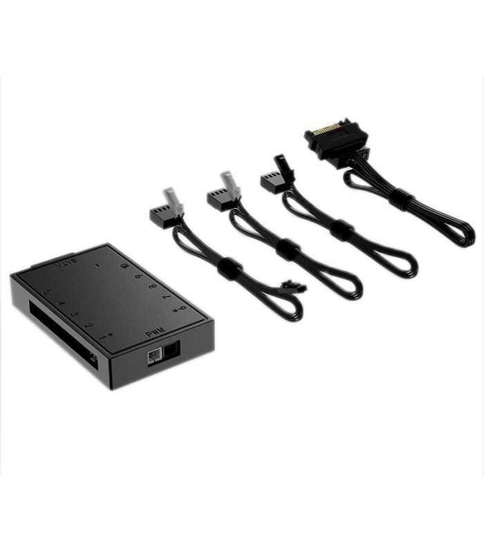Hub Ventilatoare 10 Port Uri Cu Pwm 4 Pin Alimentare Sata Id Cooling Pwm Orico Fh 10 Pwm Cablu Alimentare 500mm Cablu Pwm 700mm