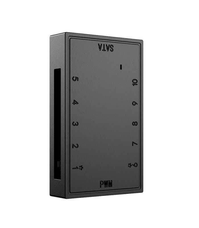 HUB ventilatoare 10 port-uri cu PWM 4 pin alimentare SATA ID-Cooling PWM Orico FH-10-PWM cablu alimentare 500mm cablu PWM 700mm