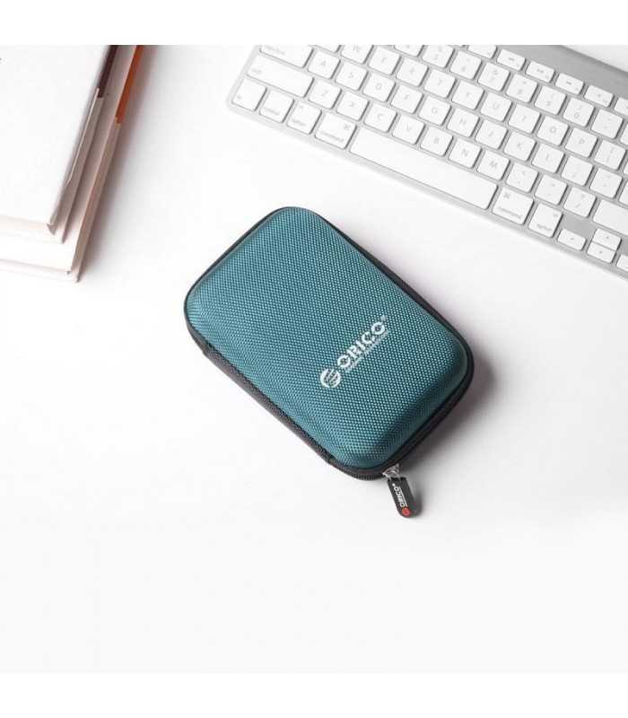 husa protectie orico pentru 25 hdd ssd culoare turcoaz 2