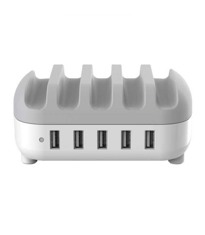 Incarcator AC - 5 Porturi USB 5V 2.4A 40W alb Orico DUK-5P 4 incarcator ac 5 porturi usb 5v 24a 40w alb orico duk 5p 1