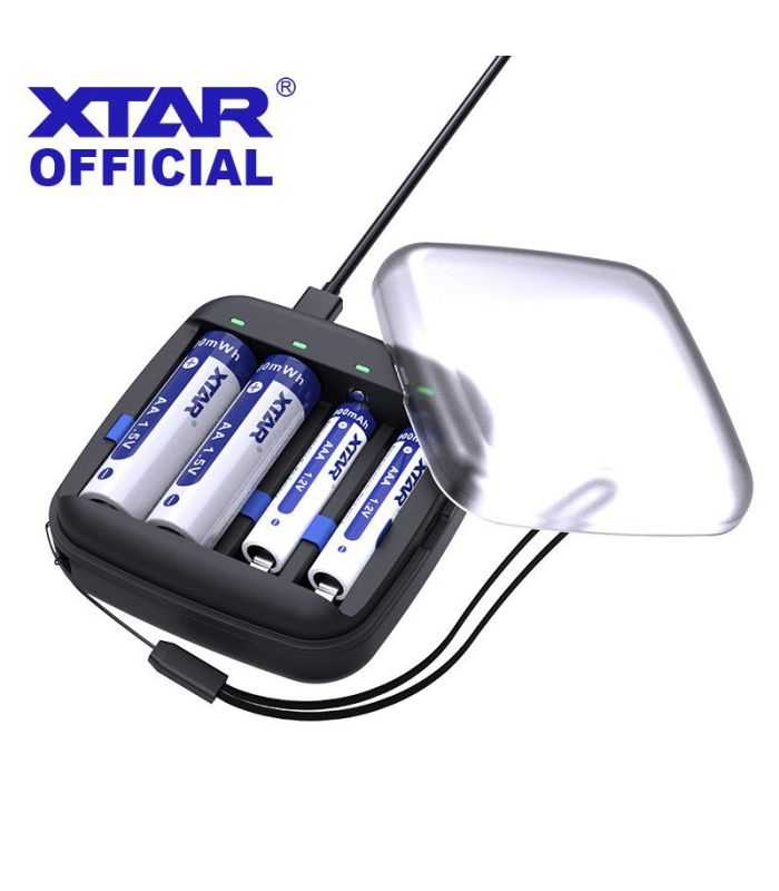 Incarcator acumulatori 1.5V Li-ion / 1.2V Ni-MH XTAR ET4S