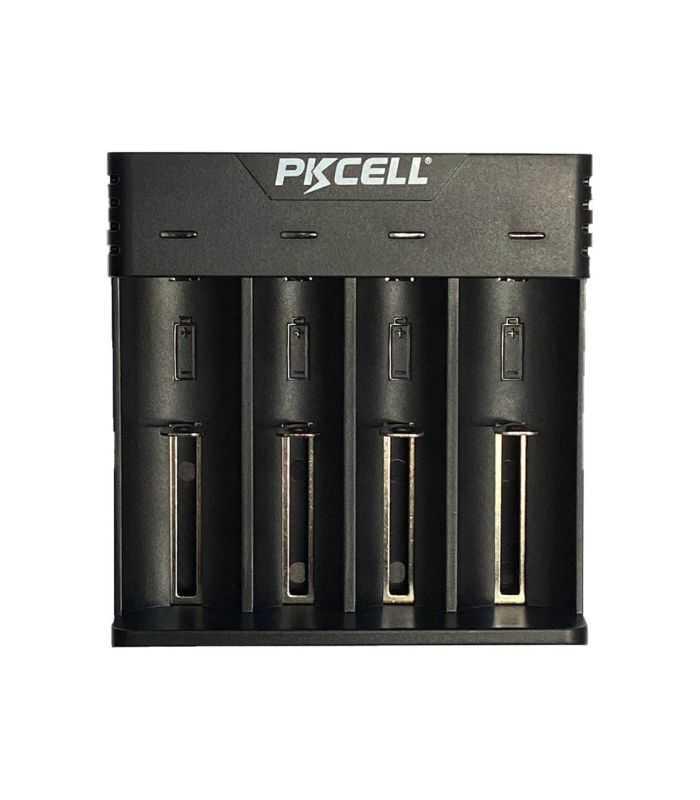 Incarcator acumulatori Li-Ion 3.6-3.7V 4x 18650 18490 18350 17670 14650 14500 10440 16340(RCR123A) 26640 22650 21700 20700 PKCEL