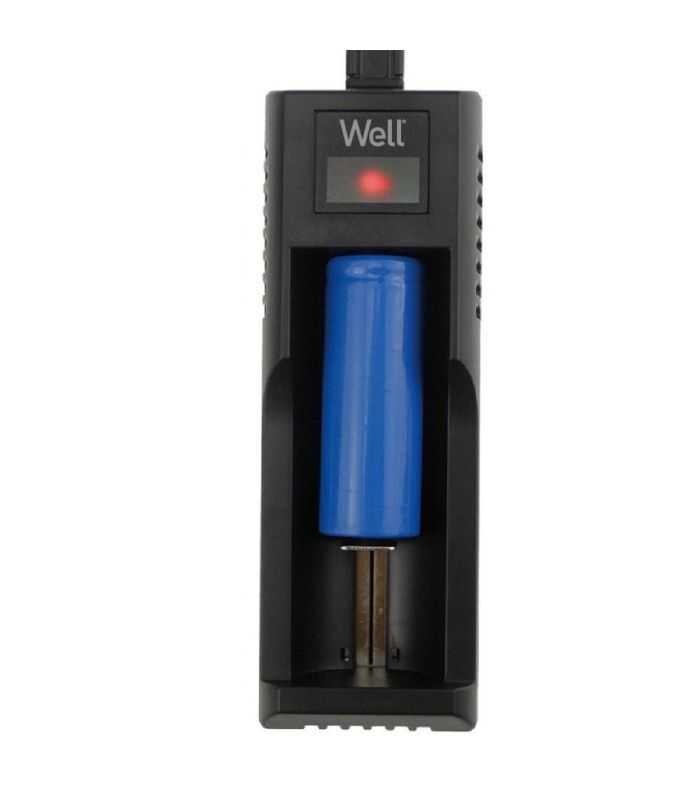 Incarcator Acumulatori Litiu Ion 1 Canal Well Pace Usb 10400 14500 16340 17670 18350 18500 18650 26650