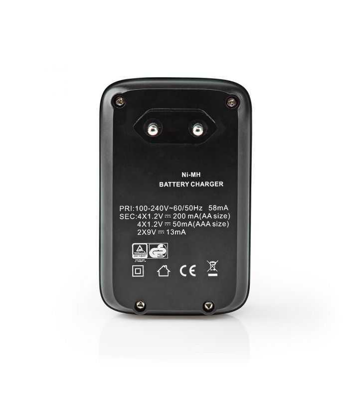 incarcator acumulatori nimh aa aaa e block 9v nedis 3