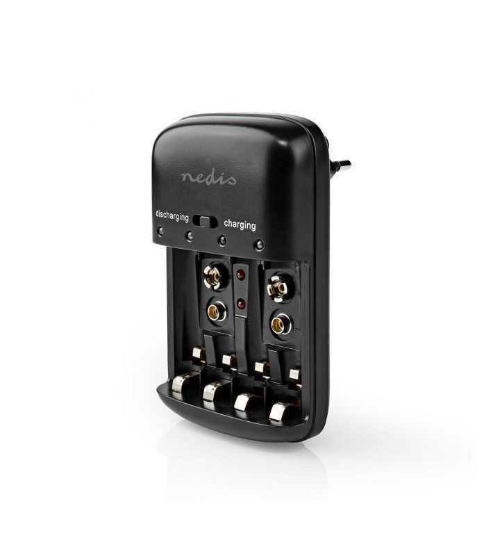 incarcator acumulatori nimh aa aaa e block 9v nedis 7