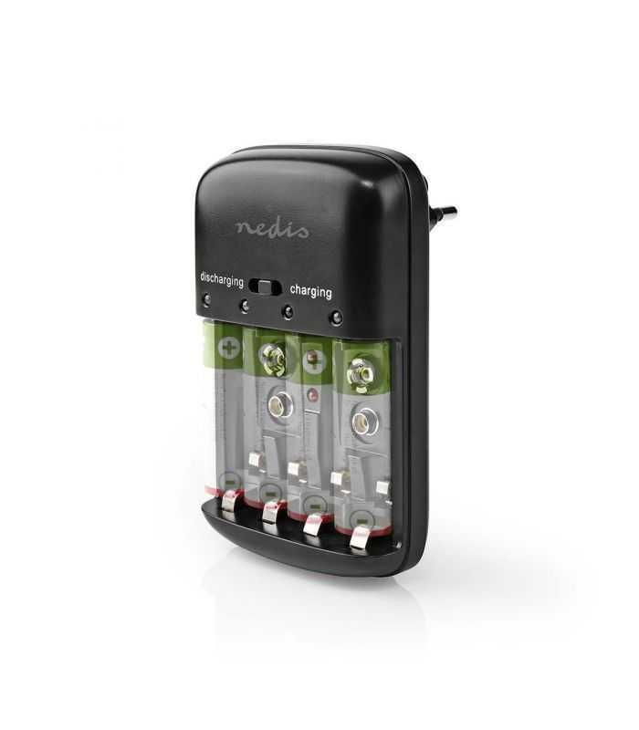 incarcator acumulatori nimh aa aaa e block 9v nedis 8