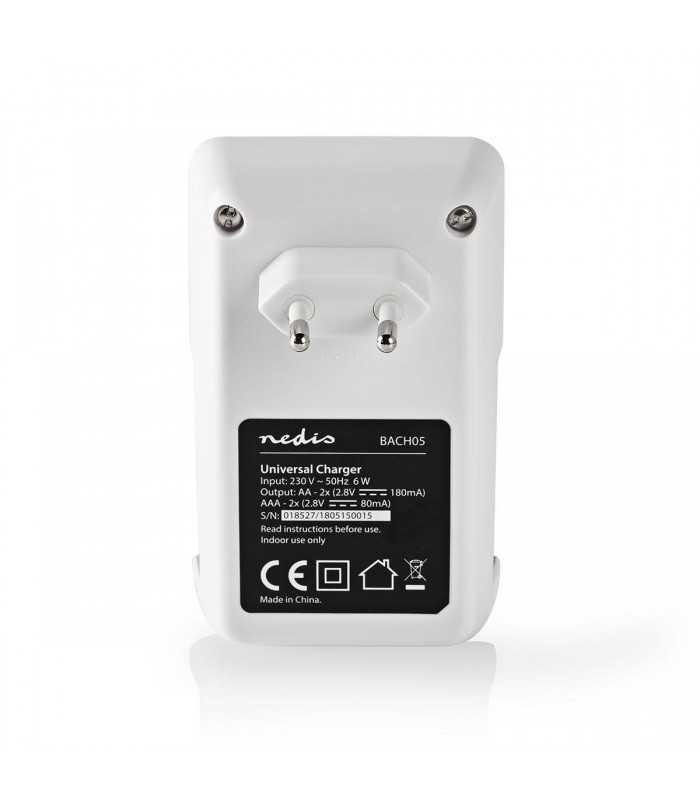 incarcator acumulatori nimh aa aaa nedis 5