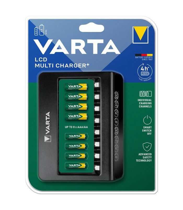 Incarcator Acumulatori Varta 8x Aa Aaa 4h Lcd Multi Plus Ni Mh Detectare Acumulatori Defecti 57681