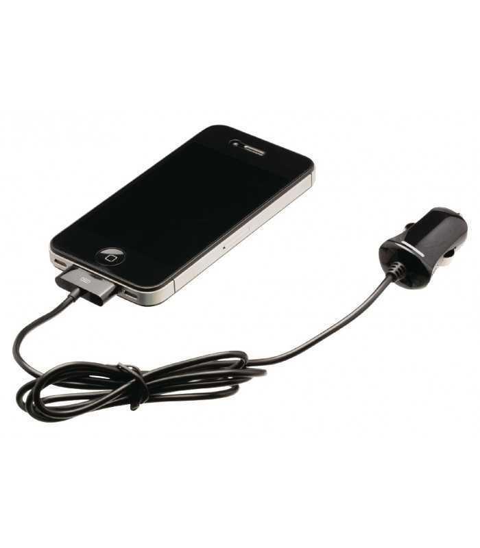 incarcator auto 12 16v iphone cu 30pini 1m negru valueline 1