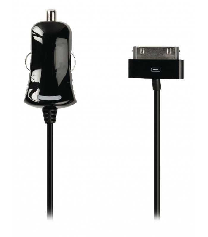 Incarcator auto 12-16V - iPhone cu 30pini 1m negru Valueline