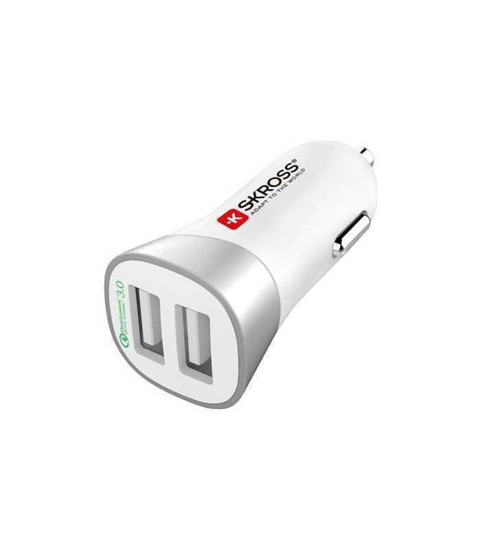 Incarcator auto 12-24V 2x USB Quick Charge 3.0 QC3.0 Skross