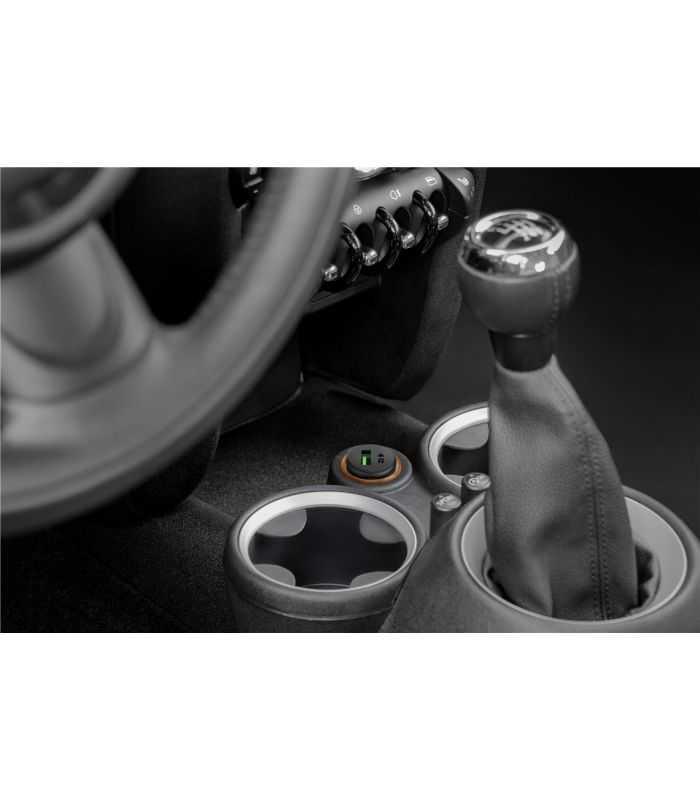 Incarcator Auto 12 24v Bricheta Dual Usb A Qc30 Usb Type C Fast Charger Pd 30w 55634 Goobay