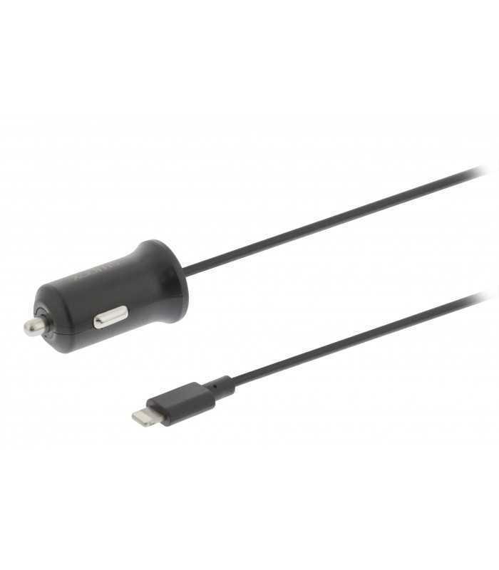 incarcator auto 24a apple lightning negru sweex 1