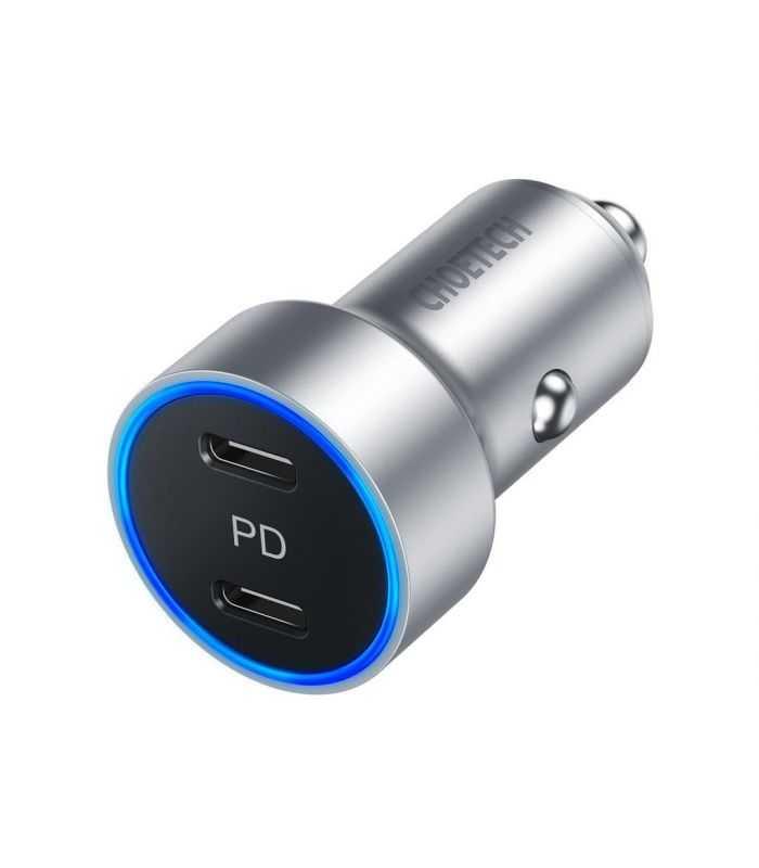 Incarcator auto 2x USB Type C PD 3.0 40W Choetech C0054-V2-SL 7 Incarcator Auto 2x Usb Type C Pd 30 40w Choetech C0054 V2 Sl