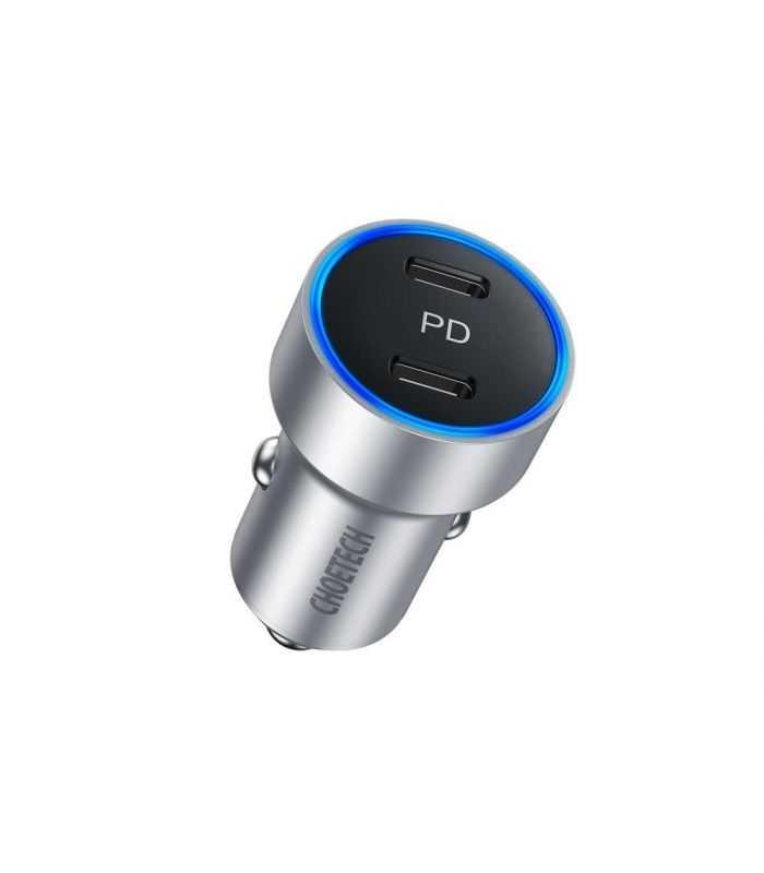 Incarcator auto 2x USB Type C PD 3.0 40W Choetech C0054-V2-SL 6 Incarcator auto 2x USB Type C PD 3.0 40W Choetech C0054-V2-SL