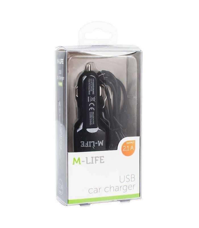 Incarcator auto lightning +USB 2.1A M-LIFE