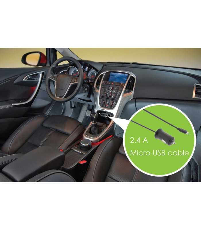 incarcator auto micro usb 24a negru sweex 8