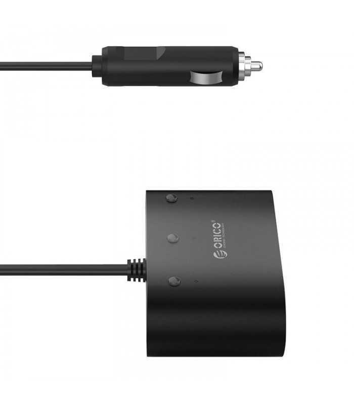 incarcator auto orico mp 2u3s 3 port uri negru 2