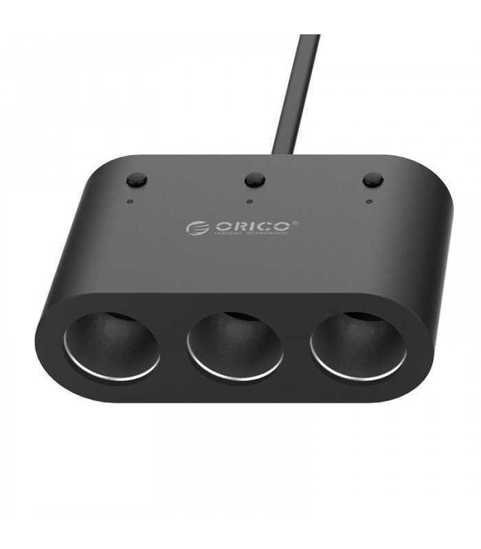 incarcator auto orico mp 2u3s 3 port uri negru 3