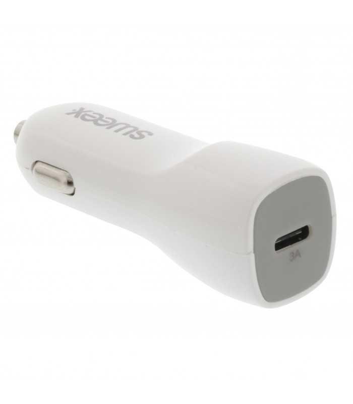 incarcator auto usb type c 3a alb sweex 3