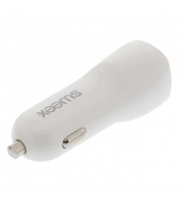 incarcator auto usb type c 3a alb sweex 4