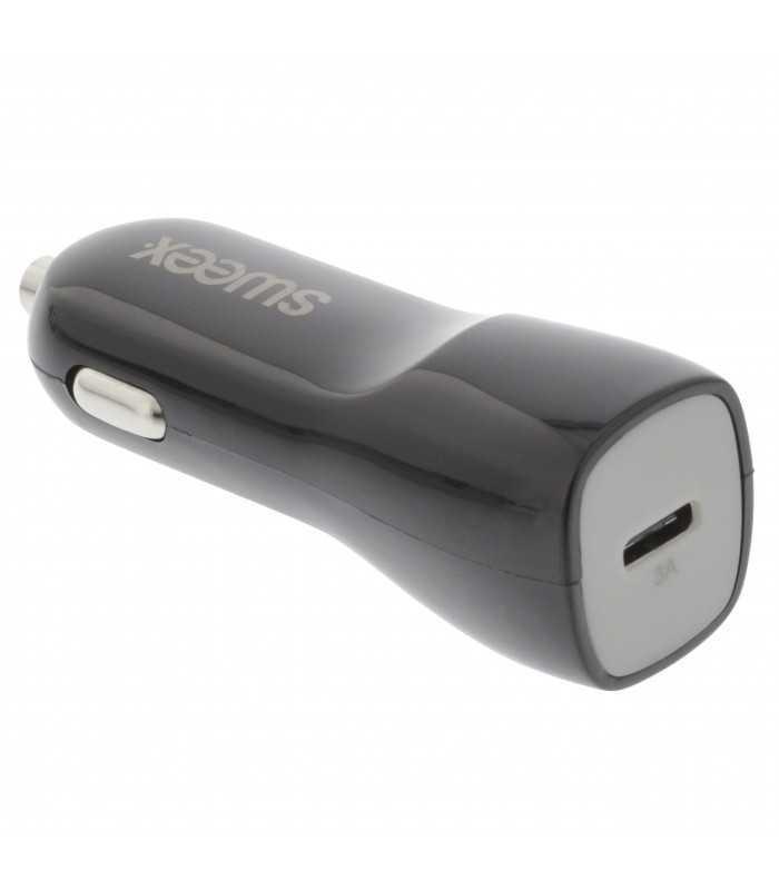 incarcator auto usb type c 3a negru sweex 5