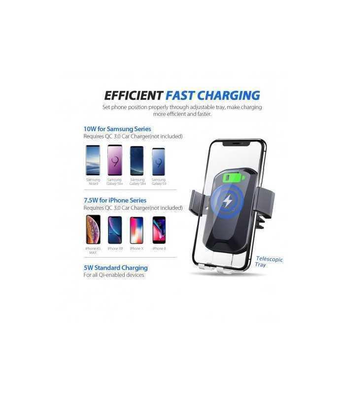 incarcator auto wireless slick well 10w automat 3