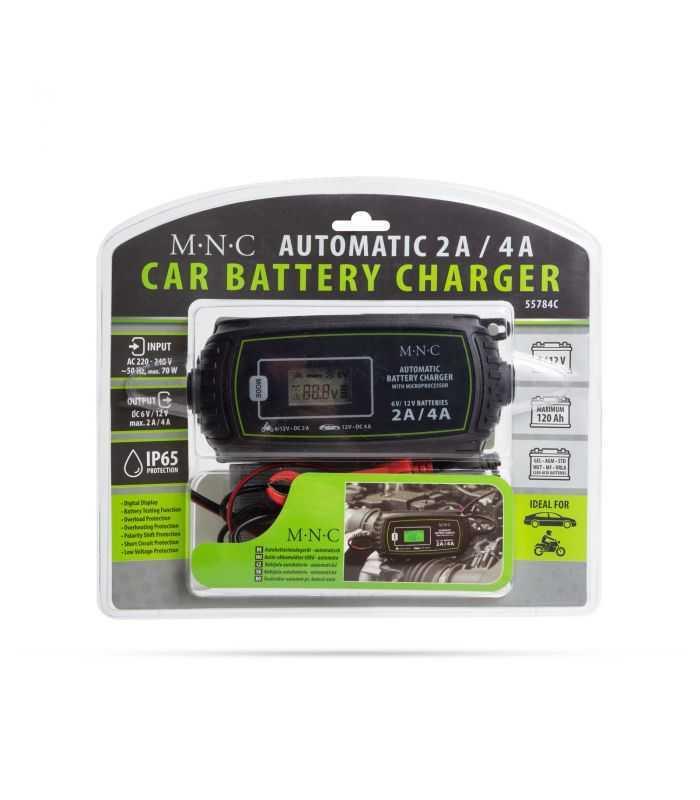 incarcator automat pt baterii auto 230v 2a 4a mnc 2