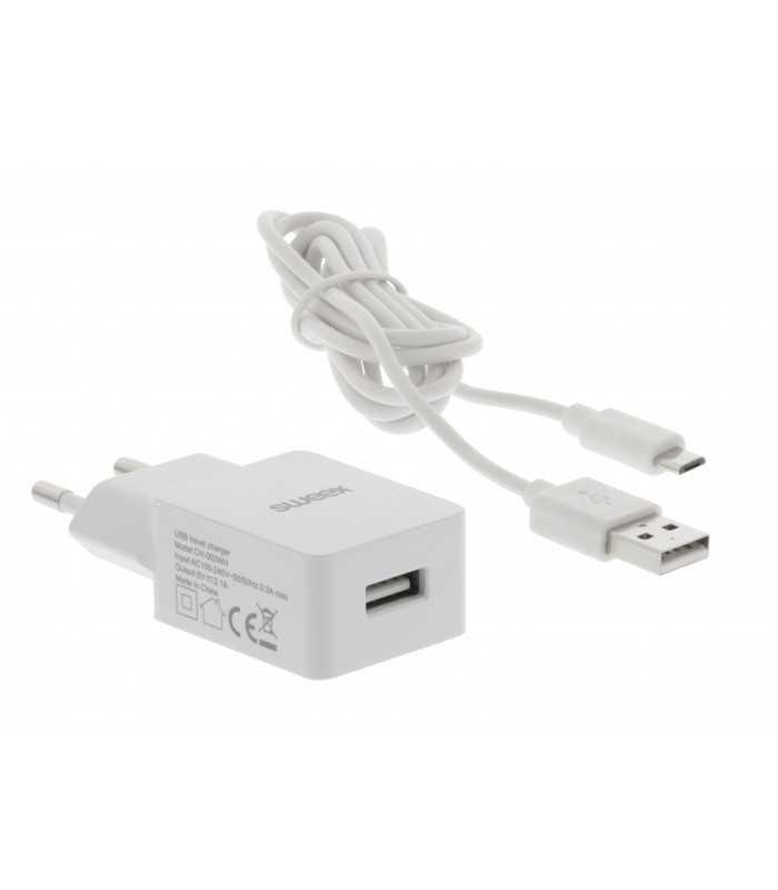 incarcator de la retea iesire usb 21a alb sweex 3