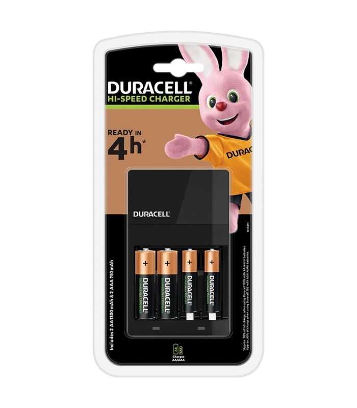 Incarcator Duracell Cu Acumulatori Inclusi 2x Aaa R3 750mah Si 2x Aa R6 1300mah Cef14
