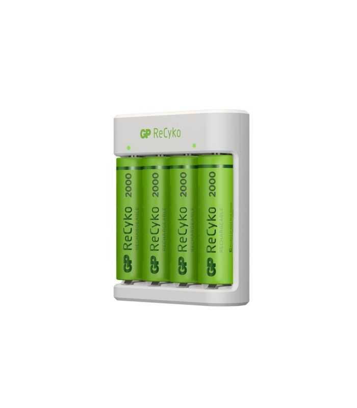 Incarcator E411 Aa Aaa R3 R6 Nimh 4 Acumulatori 2000mah Gp Recyko Gpe411210aahc 2b4