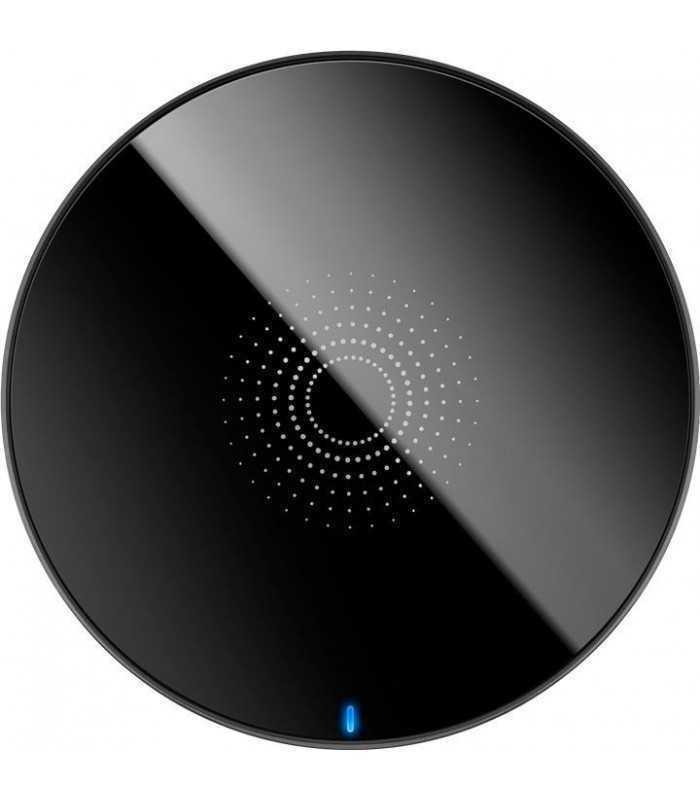 incarcator fara fir wireless 5w negru pentru telefoane inteligente si dispozitive standard qi goobay 4