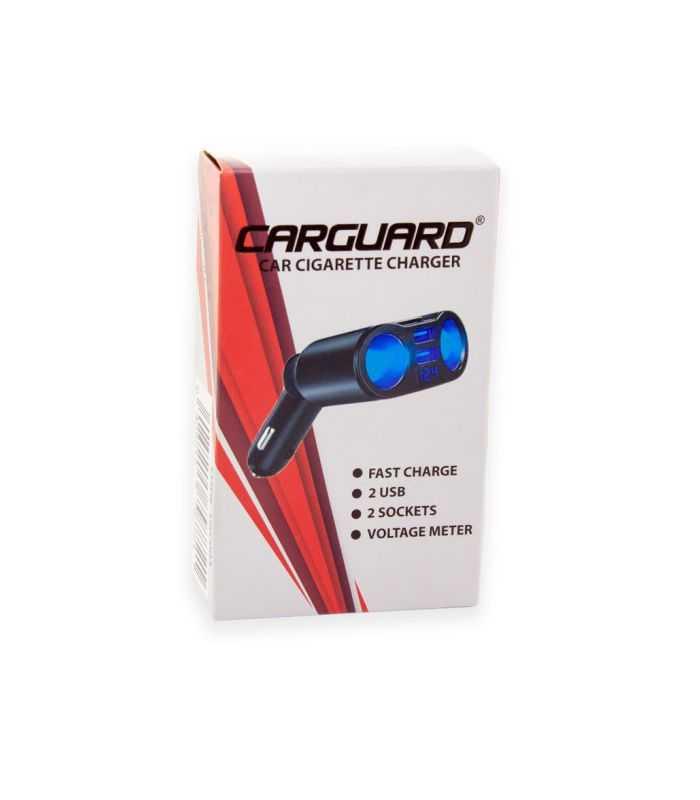 Incarcator Multifunctional 2x Bricheta Auto 12v 24v 65w Voltmetru 2x Usb 31a 15w Carguard Usc003