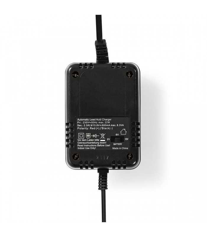 incarcator pentru acumulatori plumb acid 2v 6v 12v nedis 3
