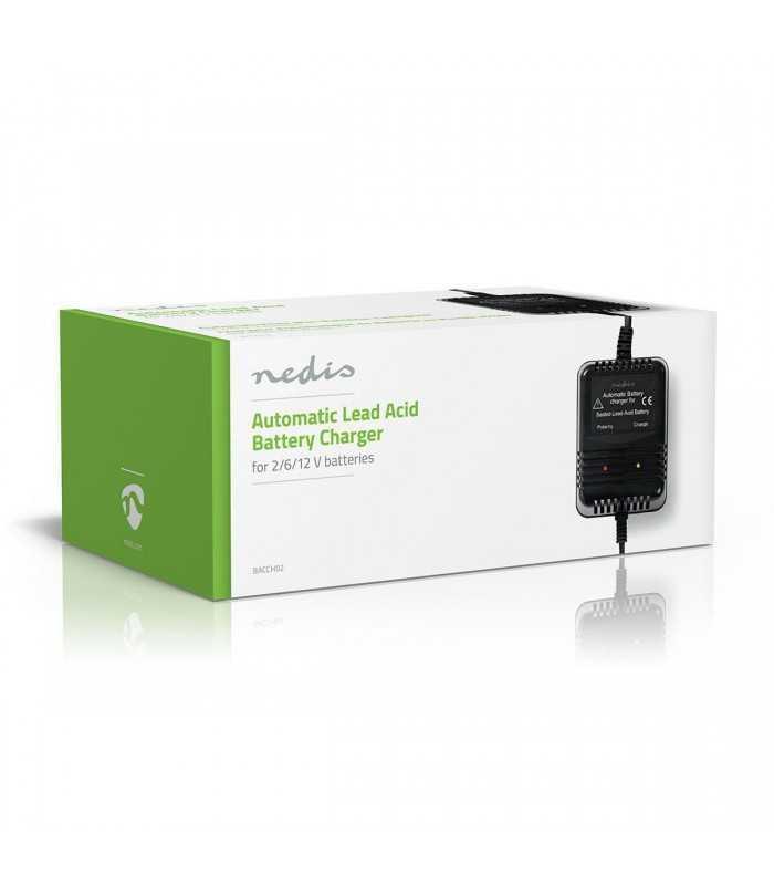 incarcator pentru acumulatori plumb acid 2v 6v 12v nedis 7