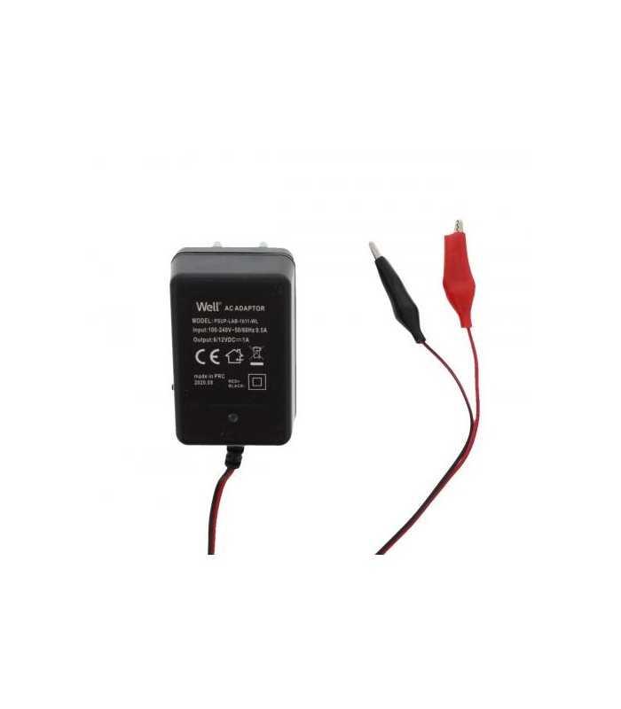 Incarcator pentru acumulatori plumb acid 6V / 12V 1000mAh cu debransare Well