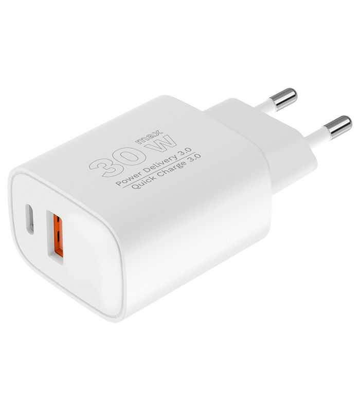 Incarcator rapid de retea USB tip A si USB type C 30W PD 3.0 + QC 3.0 Kruger&Matz KM0855 11 Incarcator rapid de retea USB tip A si USB type C 30W PD 3.0 + QC 3.0 Kruger&Matz KM0855