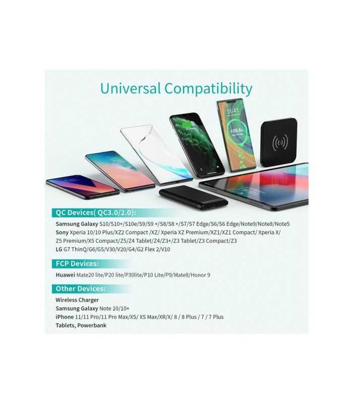 Incarcator Retea Choetech 1x Usb A Qc 30 18w Alb Q5003 Eu Wh